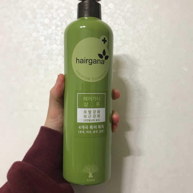 헤어가나 프리미엄 탈모샴푸 500ml 리뷰 사진