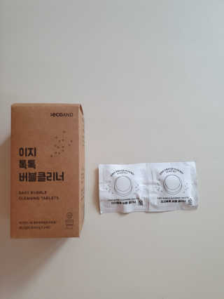[에코앤드]이지톡톡 버블클리너 1종세척제 — 5점을 준 리뷰어가 2019년 6월 올린 사용 사진
