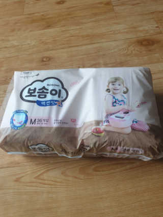 보솜이 액션핏 팬티형 — 4점을 준 리뷰어가 2019년 3월 올린 사용 사진