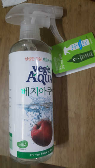 베지아쿠아 475ml + 리필 1000ml 1Set — 5점을 준 리뷰어가 2019년 10월 올린 사용 사진