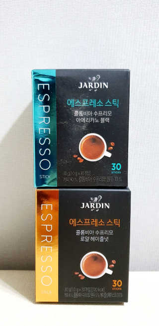 (주)쟈뎅 쟈뎅 에스프레소 스틱 [블랙+헤이즐넛 set] — 5점을 준 리뷰어가 2020년 3월 올린 사용 사진