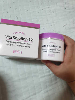 지고트 비타솔루션12 브라이트닝 앰플 크림 100ml — 3점을 준 리뷰어가 2019년 6월 올린 사용 사진