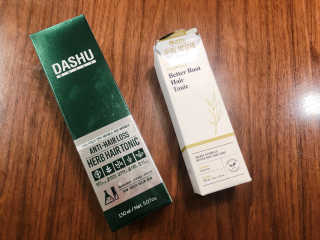 다슈코리아 다슈 데일리 안티 헤어로스 허브 헤어토닉 150ml — 5점을 준 리뷰어가 2020년 1월 올린 사용 사진