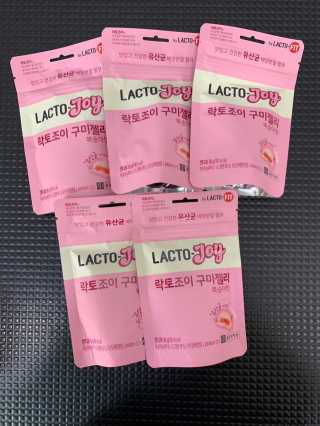 락토조이 구미젤리 복숭아맛 — 5점을 준 리뷰어가 2019년 6월 올린 사용 사진
