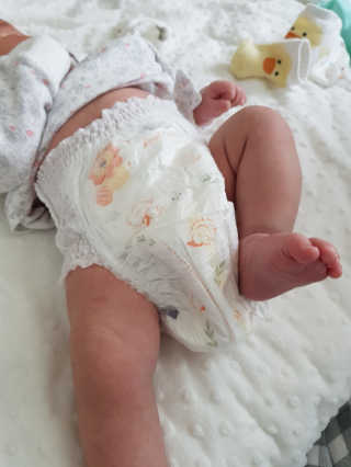 보솜이 리얼코튼 팬티형 — 4점을 준 리뷰어가 2019년 3월 올린 사용 사진