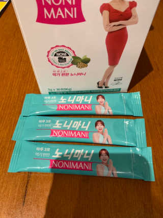 정찬우 꽐라만시 [띵보몰]건강환 습관 노니마니 스틱 1Box — 5점을 준 리뷰어가 2019년 4월 올린 사용 사진
