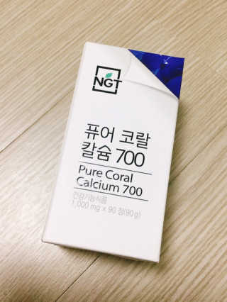 네츄럴굿띵스 퓨어 코랄 칼슘 700 30일분 — 4.67점을 준 리뷰어가 2018년 11월 올린 사용 사진