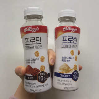 켈로그 프로틴바 멀티팩+프로틴 그래놀라 쉐이크 2종 — 5점을 준 리뷰어가 2020년 1월 올린 사용 사진