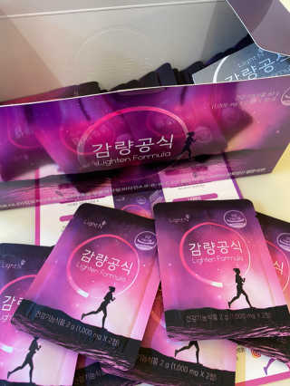 [감량공식] 다이어트 건강기능식품 — 4점을 준 리뷰어가 2019년 12월 올린 사용 사진