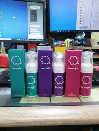 폼글 I foamgle [폼글] 거품가글 50ml 3종 - 민트, 라벤더, 라즈베리 — 5점을 준 리뷰어가 2019년 11월 올린 사용 사진