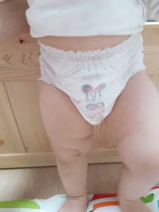 보솜이 베이비케어 팬티형 기저귀 — 5점을 준 리뷰어가 2019년 3월 올린 사용 사진