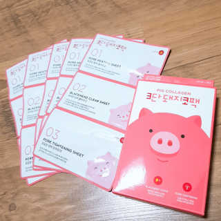 오리지널 미팩토리 3단 돼지코팩 5매입 X 2 — 4점을 준 리뷰어가 2018년 7월 올린 사용 사진