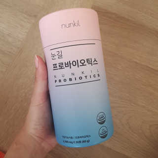 눈길 프로바이오틱스 눈길 콜라겐 프로바이오틱스 — 5점을 준 리뷰어가 2019년 11월 올린 사용 사진