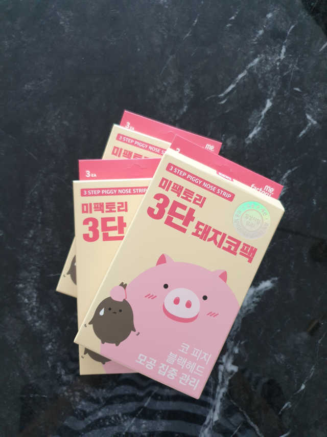 미팩토리 3단 돼지코팩 3매입 X 2EA 리뷰 사진