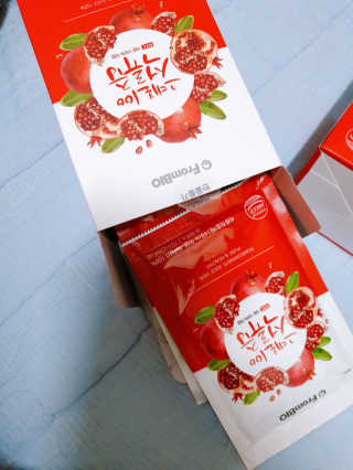프롬바이오 오직 석류만 [그대로100 석류즙] 하루 1포로 건강하게 — 4.5점을 준 리뷰어가 2019년 9월 올린 사용 사진