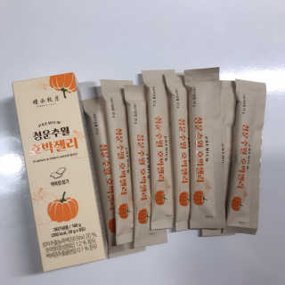 광희생활건강 청운추월 호박젤리 — 5점을 준 리뷰어가 2019년 12월 올린 사용 사진