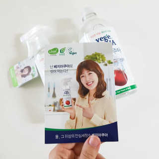 베지아쿠아 475ml + 리필 1000ml 1Set — 5점을 준 리뷰어가 2019년 8월 올린 사용 사진