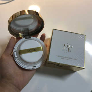 고유에 화이트닝 앰플쿠션 SPF50+, PA++++ — 5점을 준 리뷰어가 2018년 7월 올린 사용 사진
