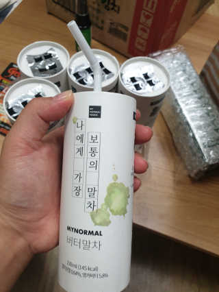 마이노멀 버터말차 - 방탄말차 6개입 — 5점을 준 리뷰어가 2019년 8월 올린 사용 사진