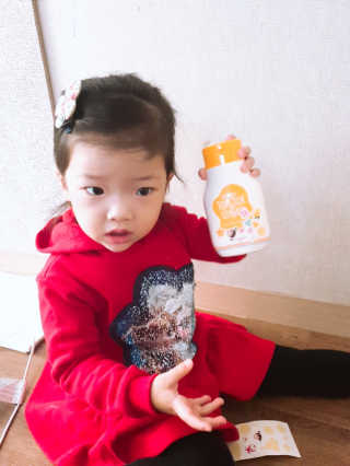 꼬모조이 초크초크 콩순이 탑투토 로션 — 5점을 준 리뷰어가 2019년 12월 올린 사용 사진