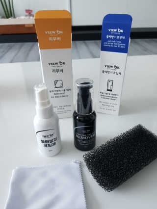 뷰오케이 욕실 화장실 셀프 물때제거 코팅제,리무버 50ml — 5점을 준 리뷰어가 2019년 5월 올린 사용 사진