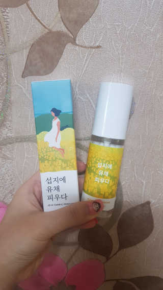 르플랑 제주 패브릭 퍼퓸 60ml 8종 — 5점을 준 리뷰어가 2018년 9월 올린 사용 사진