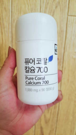 네츄럴굿띵스 퓨어 코랄 칼슘 700 30일분 — 5점을 준 리뷰어가 2018년 5월 올린 사용 사진