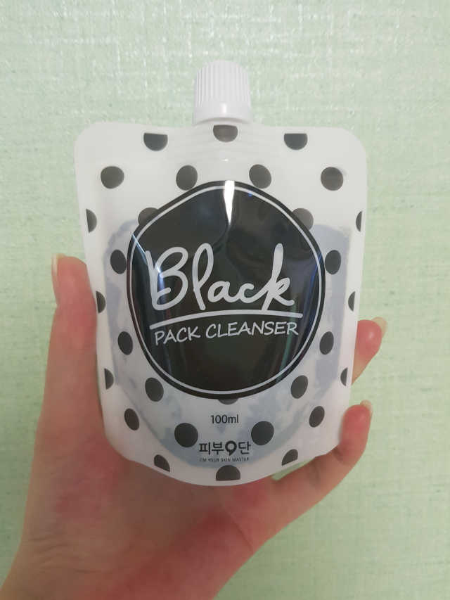 피부 9단 자연 유래 성분 촉촉한 블랙 팩 클렌저 리뷰 사진