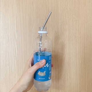 에코앤드] 환경을 생각한 스테인레스 빨대[직선,밴딩] — 5점을 준 리뷰어가 2019년 5월 올린 사용 사진