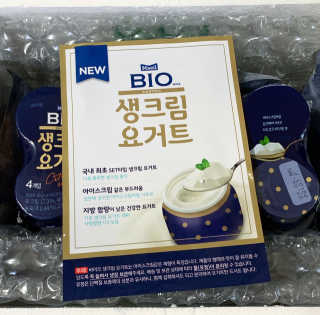 [매일 바이오] 생크림요거트 플레인 12개 + 유자 12개 — 4점을 준 리뷰어가 2019년 7월 올린 사용 사진