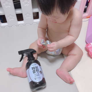더블유드레스룸 페브클린 500ml — 5점을 준 리뷰어가 2018년 8월 올린 사용 사진