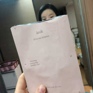 에이로 코스메틱 올인원 솔루션 마스크+모이스쳐 솔루션 마스크팩 — 5점을 준 리뷰어가 2019년 1월 올린 사용 사진