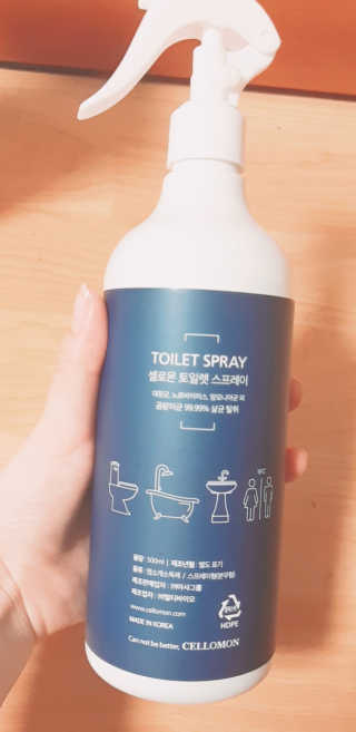 셀로몬 토일렛 스프레이 500ml — 5점을 준 리뷰어가 2018년 5월 올린 사용 사진