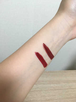 [블랙루즈] 에어 핏 벨벳 틴트5 1+1 — 5점을 준 리뷰어가 2019년 11월 올린 사용 사진