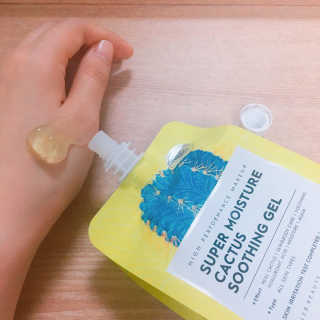 셀레뷰 슈퍼 모이스처 수딩젤 — 4.5점을 준 리뷰어가 2018년 3월 올린 사용 사진