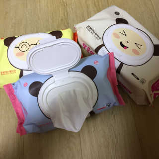 달곰이 물티슈 — 3.5점을 준 리뷰어가 2017년 2월 올린 사용 사진