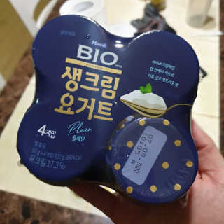 [매일 바이오] 생크림요거트 플레인 12개 + 유자 12개 — 5점을 준 리뷰어가 2019년 6월 올린 사용 사진