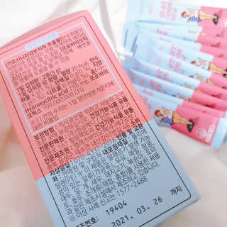 힐링팩토리 오늘도 가볍게 실컷 다이어트 유산균 — 4점을 준 리뷰어가 2020년 3월 올린 사용 사진