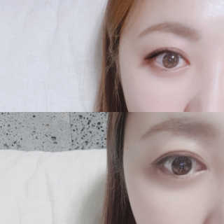 피카소 속눈썹 접착제 2종 + 아이미속눈썹 2종 — 5점을 준 리뷰어가 2019년 10월 올린 사용 사진