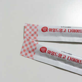 프롬바이오 다이어트엔와일드망고 젤리 — 3점을 준 리뷰어가 2020년 1월 올린 사용 사진