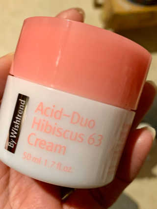 Wishtrend Acid-Duo 히비스커스 63 크림 — 5점을 준 리뷰어가 2019년 12월 올린 사용 사진