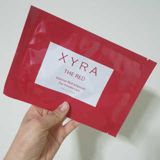 XYRA 자이라 더 레드 마스크 — 5점을 준 리뷰어가 2019년 5월 올린 사용 사진