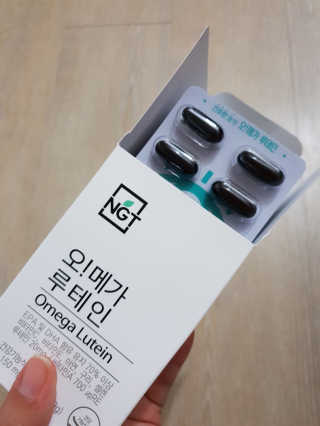 네츄럴굿띵스 오!메가루테인 60일분 — 5점을 준 리뷰어가 2018년 7월 올린 사용 사진