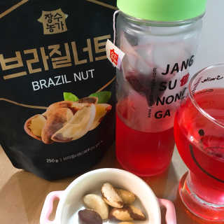 장수농가 브라질너트, 히비스커스 — 5점을 준 리뷰어가 2018년 8월 올린 사용 사진