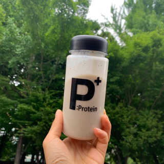 하림 P+ 닭가슴살 프로틴 쉐이크 — 5점을 준 리뷰어가 2019년 6월 올린 사용 사진