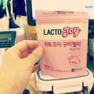락토조이 구미젤리 복숭아맛 — 5점을 준 리뷰어가 2019년 6월 올린 사용 사진