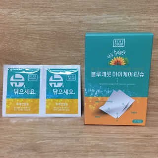 블루캐롯 닦는 루테인, 아이케어 티슈 20P — 5점을 준 리뷰어가 2019년 11월 올린 사용 사진