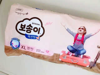 보솜이 액션핏 팬티형 — 5점을 준 리뷰어가 2019년 3월 올린 사용 사진
