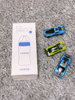 유비맘 PPSU 젖병 노꼭지_200ml_컬러 랜덤 발송 — 5점을 준 리뷰어가 2019년 12월 올린 사용 사진