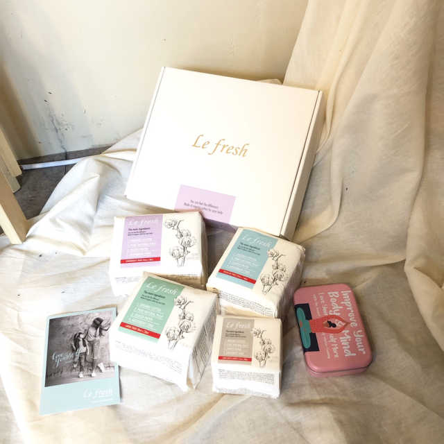 Le fresh 오픈기념 선물박스 리뷰 사진